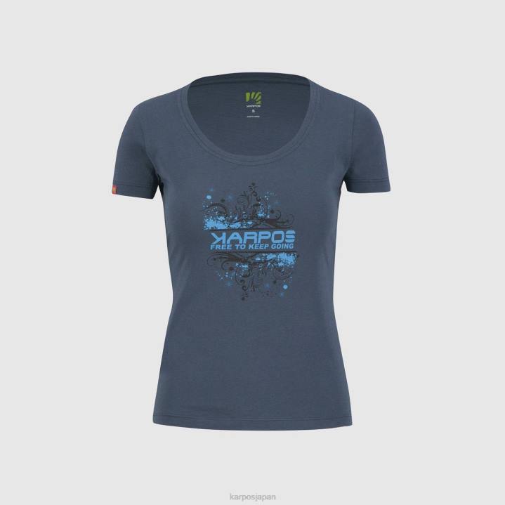 Tシャツ| 夜中 Karpos 女性 クロッカスw Tシャツ F4DL1334