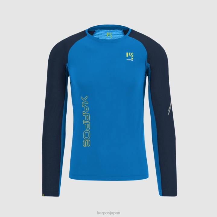 Tシャツ| インディゴ b./宇宙 Karpos 男性 ラバレド ジャージ ls F4DL328