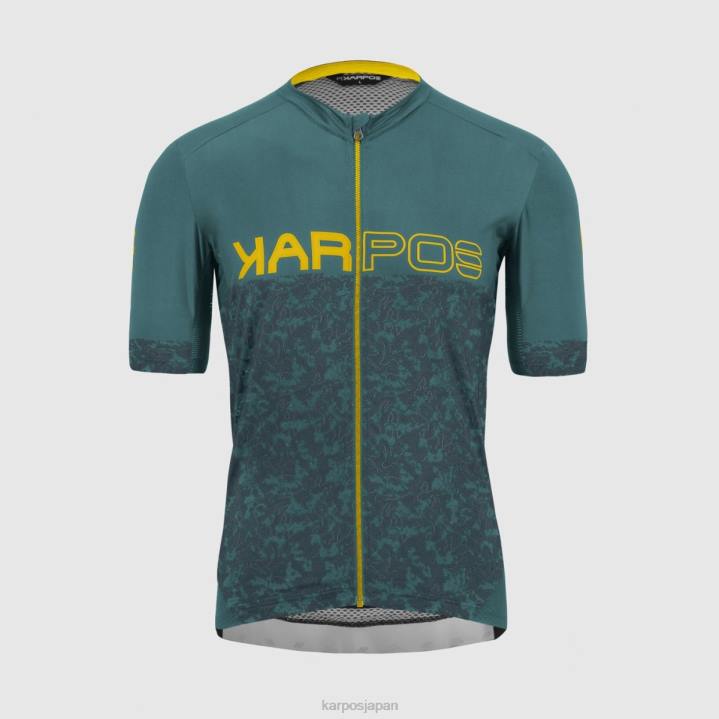 Tシャツ| 北大西洋岸/ダークスレート/レモン c. Karpos 男性 ジャンプジャージ F4DL307
