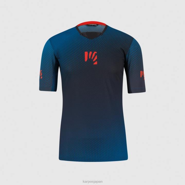 Tシャツ| 宇宙/黒/みかん ta Karpos 男性 ヴァル ディ デントロ Tシャツ F4DL335